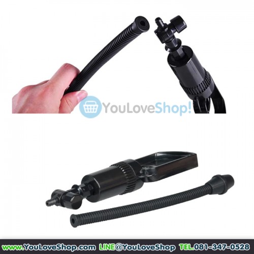 หัวปั๊มพร้อมวาล์วปล่อยลมและท่อสำหรับปั๊มเพิ่มขนาดชาย กระบอกสูญญากาศ