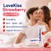 LoveKiss Strawberry Cream 100 ml เจลหล่อลื่นสูตรน้ำ กลิ่นสตรอว์เบอร์รี