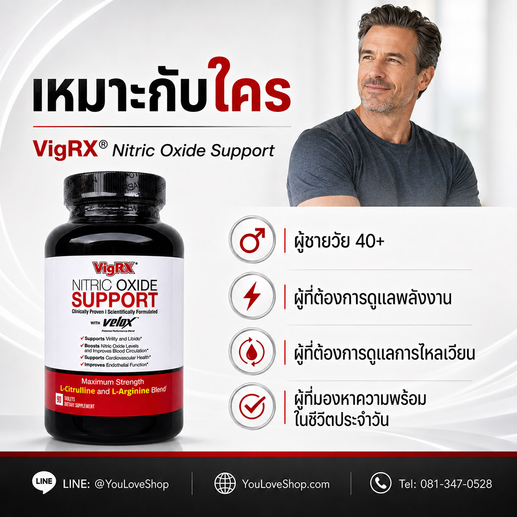VigRX Nitric Oxide Support เหมาะกับใคร